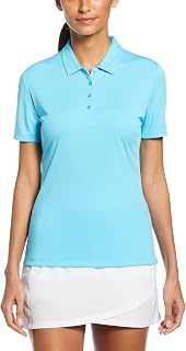 Women's Tournament Short Sleeve Golf Polo Shirt, Added Stretch, Moisture-Wicking, Sun Protection