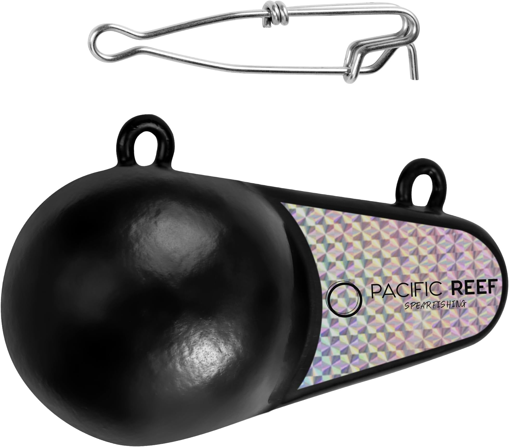 PacificReef® Downrigger Weight Oval w/Fin Coated Ball [4lbs, 6lbs, 8lbs, 10lbs, 12lbs] - Sinker for Downriggers Weight Pancake Oval Canon Ball with Protective Vinyl Coating for Salmon Trout
