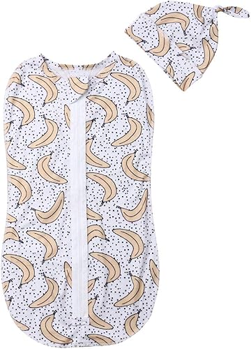 Miniatura 8 de Juego de manta de algodón con cremallera y caricaturas, saco de dormir para bebés, niños o niñas (leche fresca, 0-3 meses)