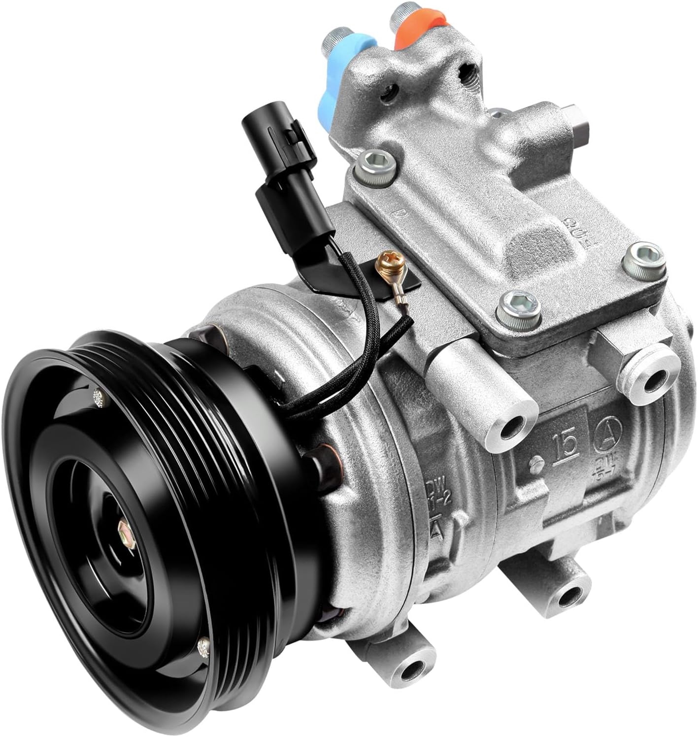 SCITOO AC Compressor for Hyundai for Tucson 2.0L 2005-2007, Fast Cooling Air Conditioner Compressor for Kia for Spectra 1.8L 2003-2004, for Kia for Spectra5 2.0L 2005-2006 CO 21014C