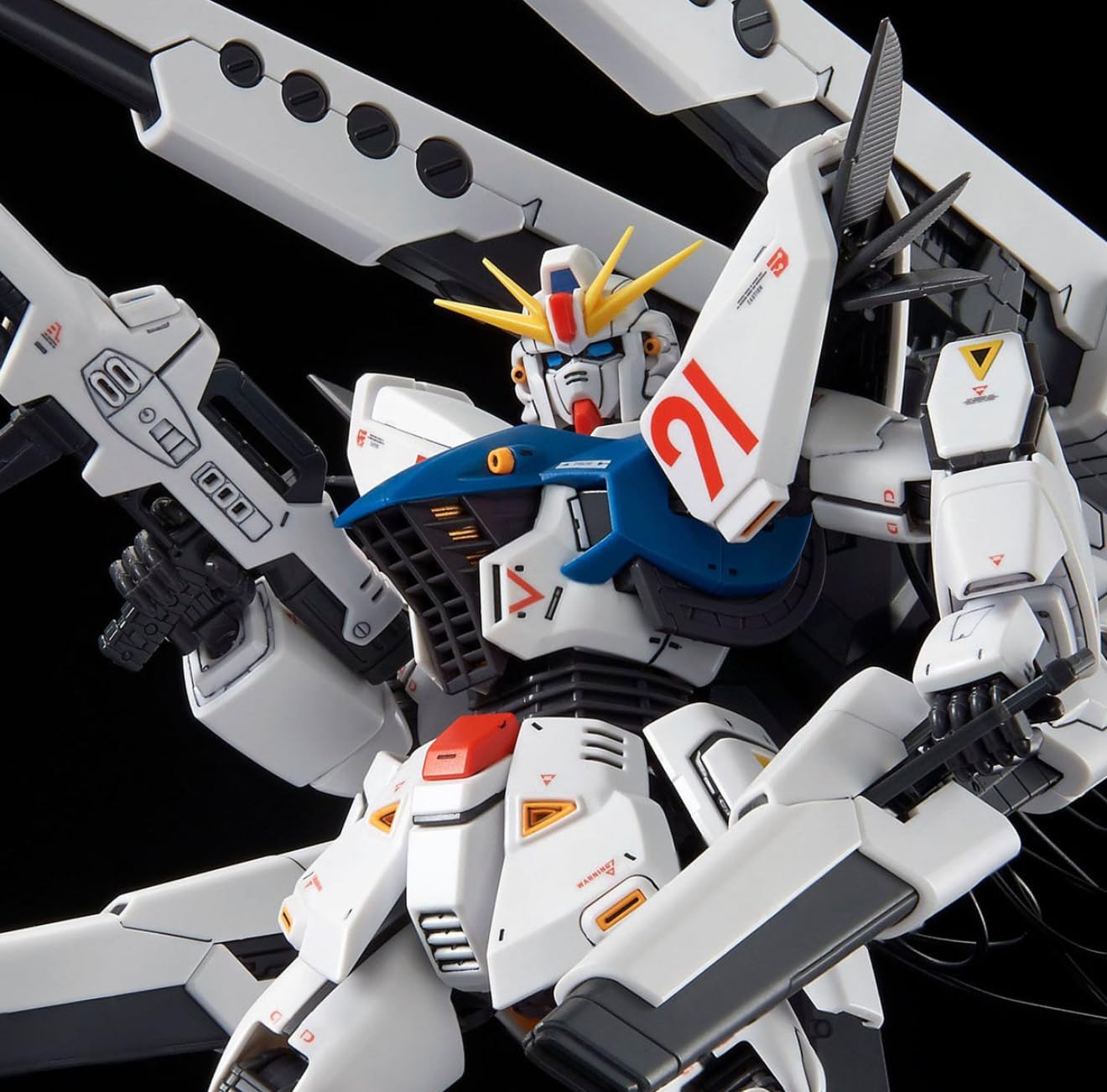 ＭＧ ガンダムＦ９１ Ｖｅｒ．２．０ バックキャノン装着型 ＆ ツイン・ヴェスバー装着型 1/100