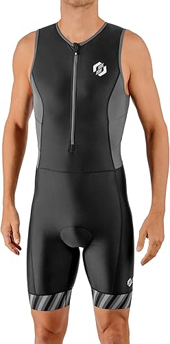 Miniatura 7 de Trajes de triatlón para hombre - FRT 2.0 sin mangas Tri Traje de triatlón para hombre - Trisuit Triatlón de secado rápido, bolsillo trasero