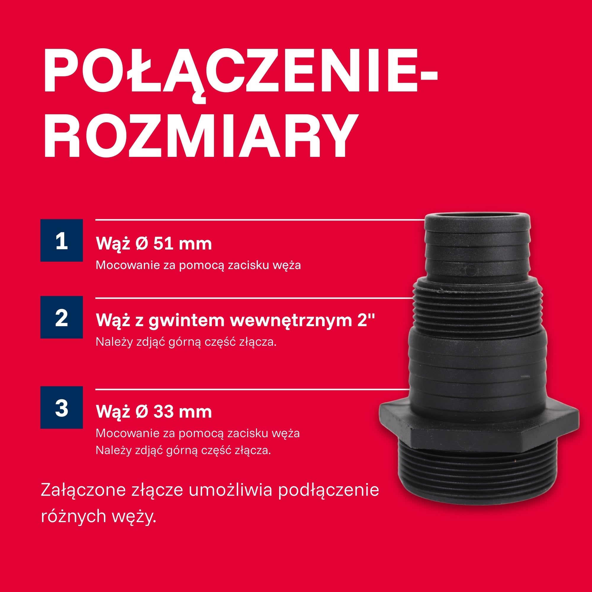 T.I.P. Pompa zanurzeniowa do brudnej wody - Stalowa pompa budowlana (30 000 l/h, 13m wysokość, 1,3bar, 1800W, 45mm, 95°C) Extrema 500/13 IX