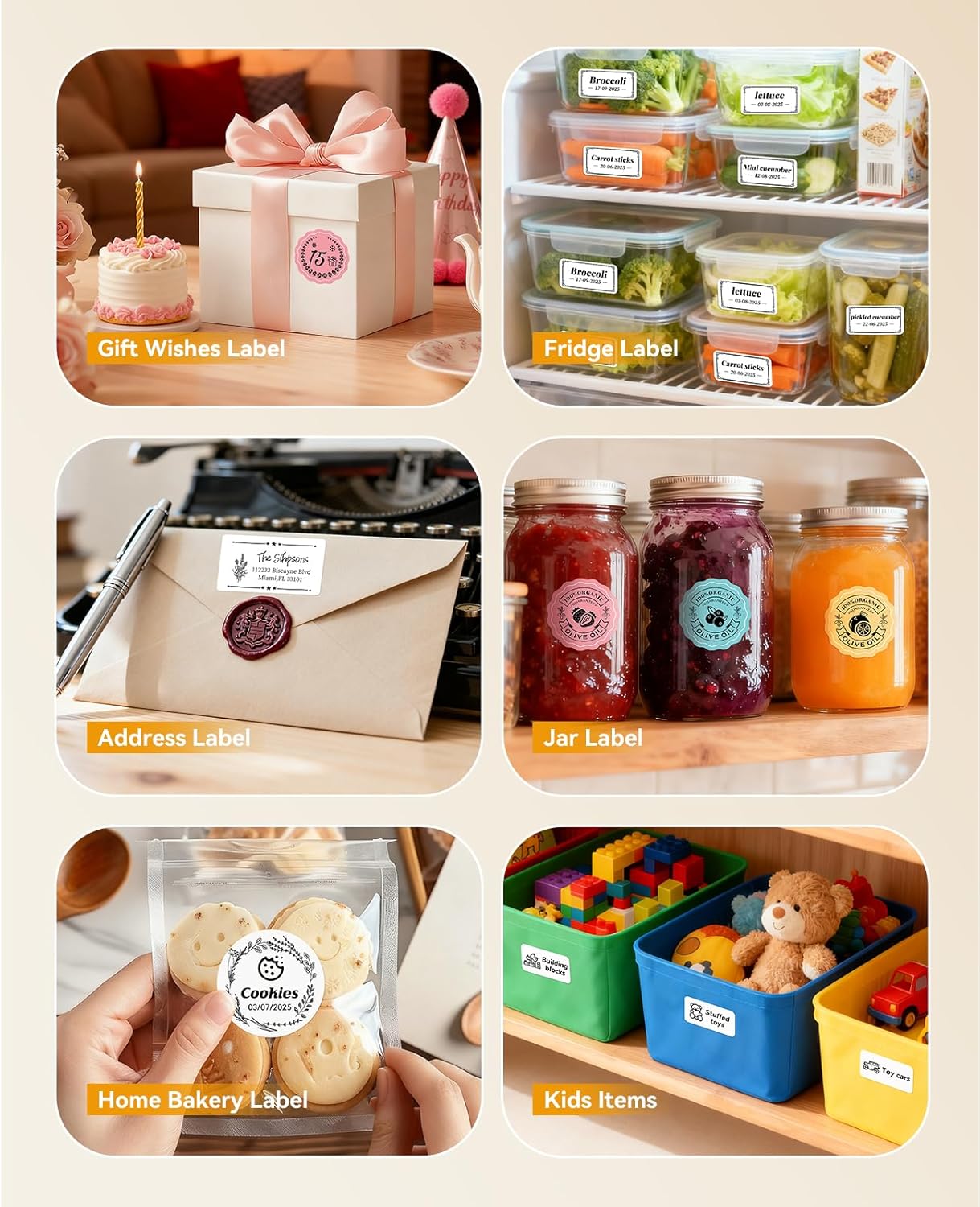 NIIMBOT B21 Pro Label Maker with Tapes, 300DPI HD Label Printer, Sticker Maker for Home Organization, Photo Print, Study Graphics, Scrapbook, Black - Image 5