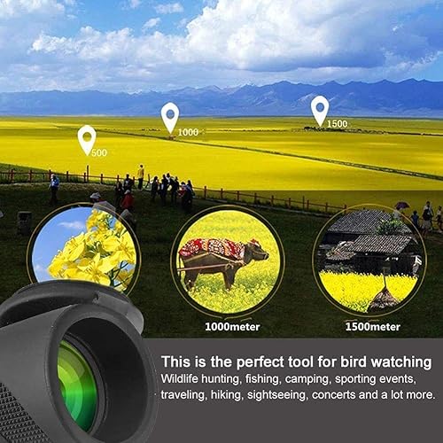 Miniatura 8 de Portable Telescope 40x60 Military HD Professional Monocular Zoom Binoculars Night Hunting Optic Scope Big Vision Telescopio Monocular Telescope 37