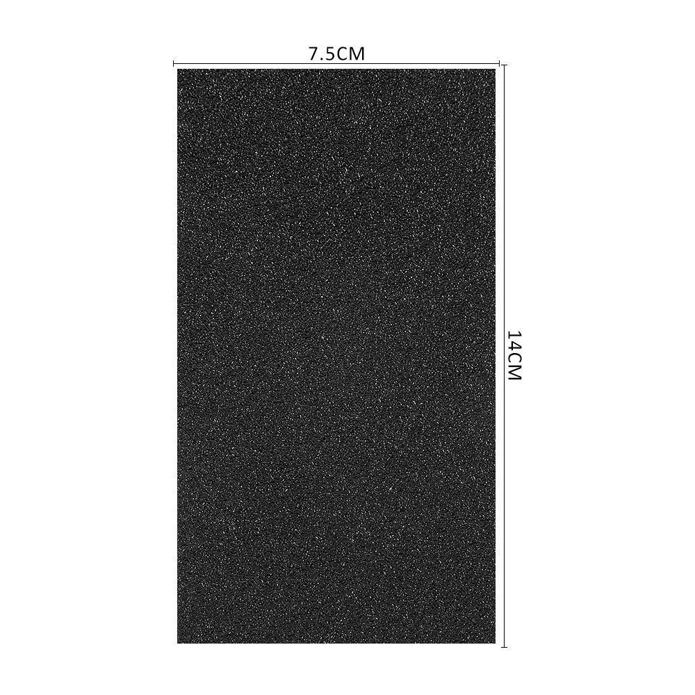 Carta vetrata, 102 Pezzi Assortimento di Carta vetrata a Umido e a Secco Fogli di Carta abrasiva da 60 a 3000 Grana for levigatura automobilistica Finitura di mobili in Legno, Nero