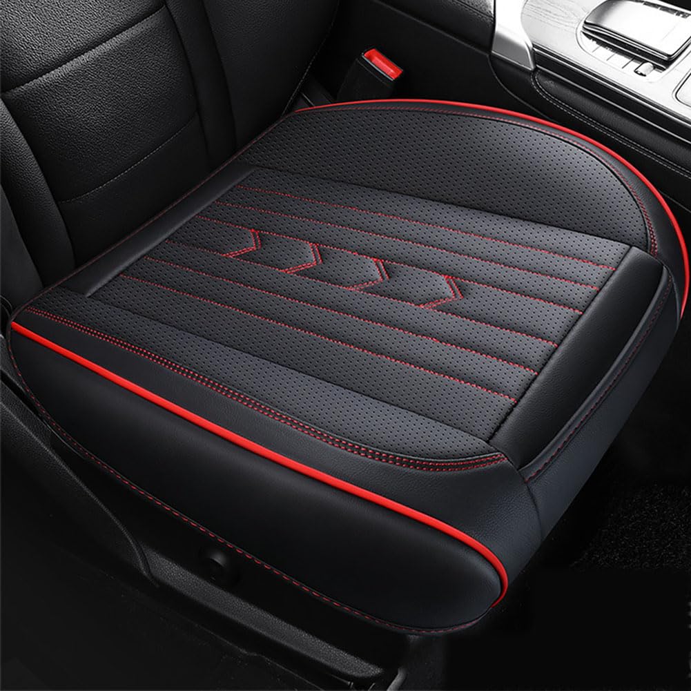 Cuscini Sedili Auto per Ford Kuga (CX482) Titanium/X/St Line 2019-2023 2024, Antiscivolo Confortevole Cuscino Sedia Anteriori Conducente Copri Seduta Interni Accessori,C/Black-Red