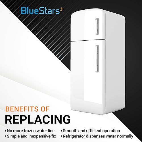 Miniatura 3 de BlueStars WR49X10173 - Kit de calentador de tubo de agua para dispensador de refrigerador, compatible con refrigeradores G.E y Kenmore, sustituye a