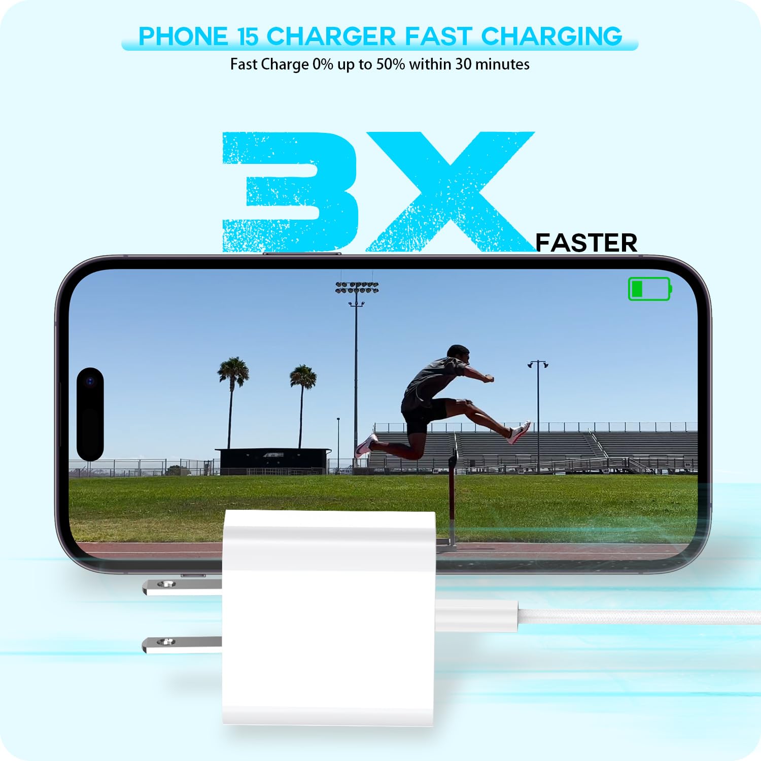 Fast Charger for iPhone 17 16 15, 3Pack USB C iPad Charge PD Fast Charger Block 6FT Long USBC to Type C i Phone Charging Cable Cord for iPhone 17 Air/Pro/Pro Max/16 Pro/Plus/15/15 Pro/Pro Max,iPad Pro - Image 4