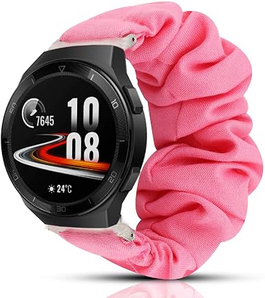 Amazon.com: Compatible con Huawei Watch GT 2e banda, Blueshaw tela elástica  Scrunchie banda de reloj de las mujeres lindas correas de repuesto  compatible con Huawei GT2e 1.811 in reloj inteligente, Rosado :