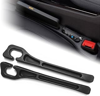 Car Seat Covers 2 Pieces Car Seat Stopper As Car Accessories Interior, Seat Gap Filler Organizer for Car and Truck