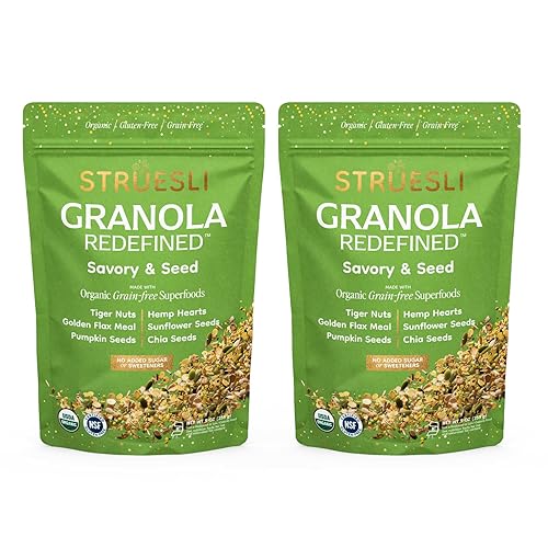 Struesli Savory + Seed Organic Granola, Nut, Grain & Gluten