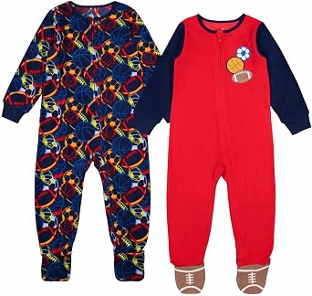 Kids Headquarters Kids 2-Pack Footed Blanket Sleeper