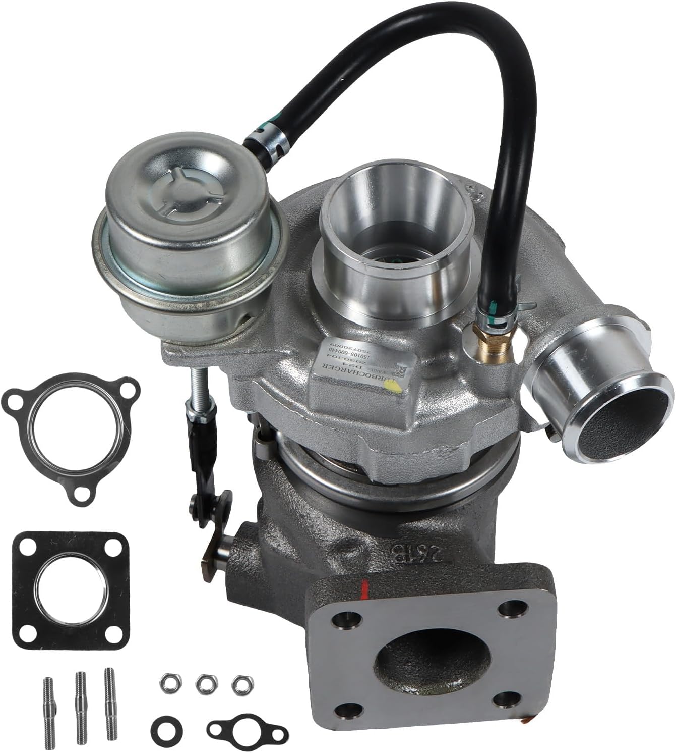 New Turbo, 7030304 150105-00044D 1PC Turbocharger Replacement for Doosan D24 Engine for Bobcat Skid Steers Loaders S450 S510 S550 S570 S590 S595 S630 S650