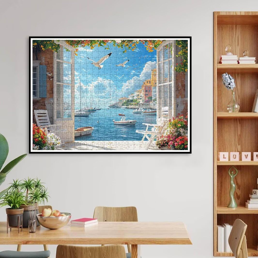 Puzzle 1500 Pezzi, Puzzle Italia per Adulti, 87x57cm, Compact Box -4378