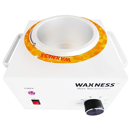 Miniatura 6 de Paquete de 50 collares de protección de cera Waxness, color amarillo, se adapta a la mayoría de marcas de lata de 14 onzas