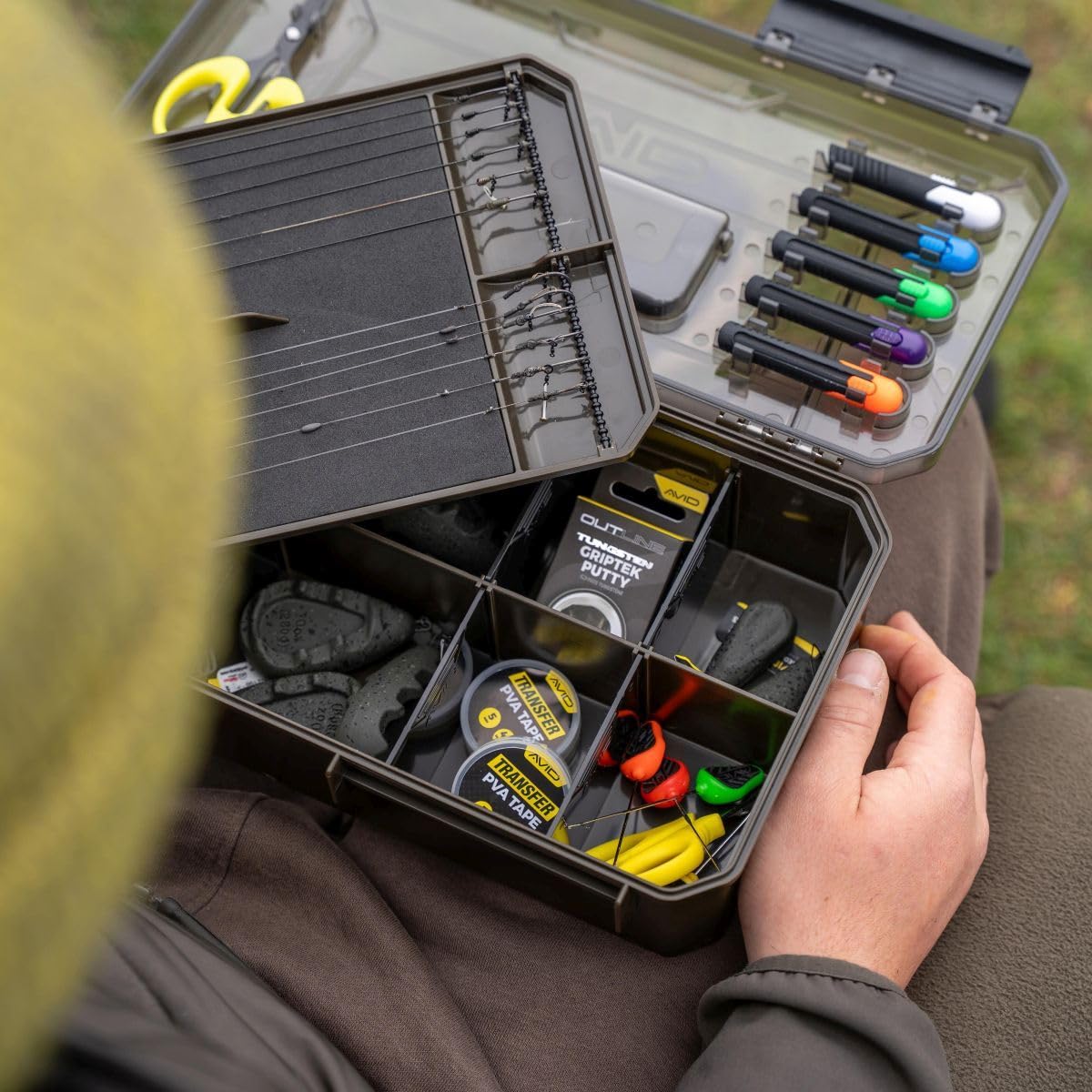Avid Carp Reload Utility Box, Angelkoffer, Tackle Aufbewahrung