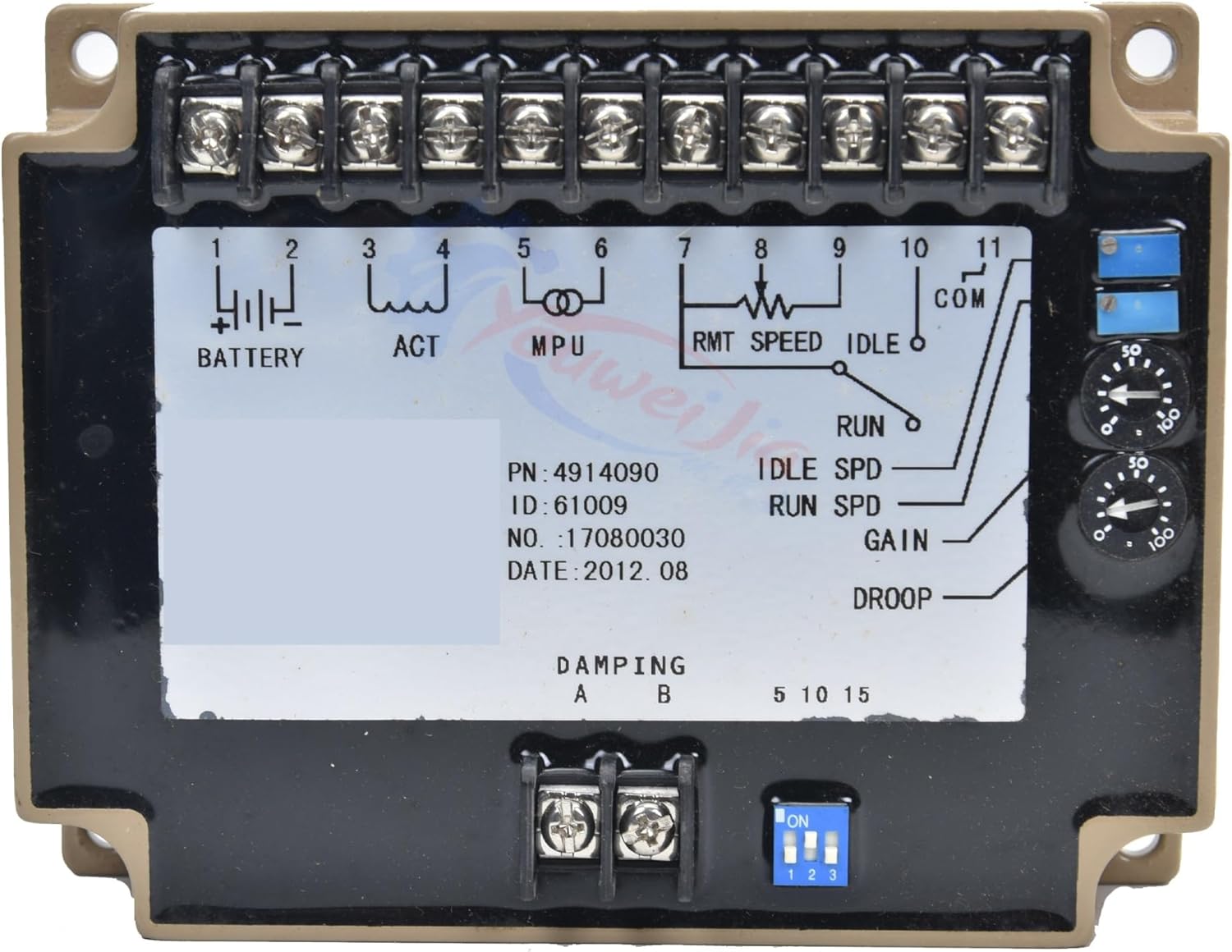 Generator Speed Controller 4914090 Governor Control Board Replacement Part(4914090)