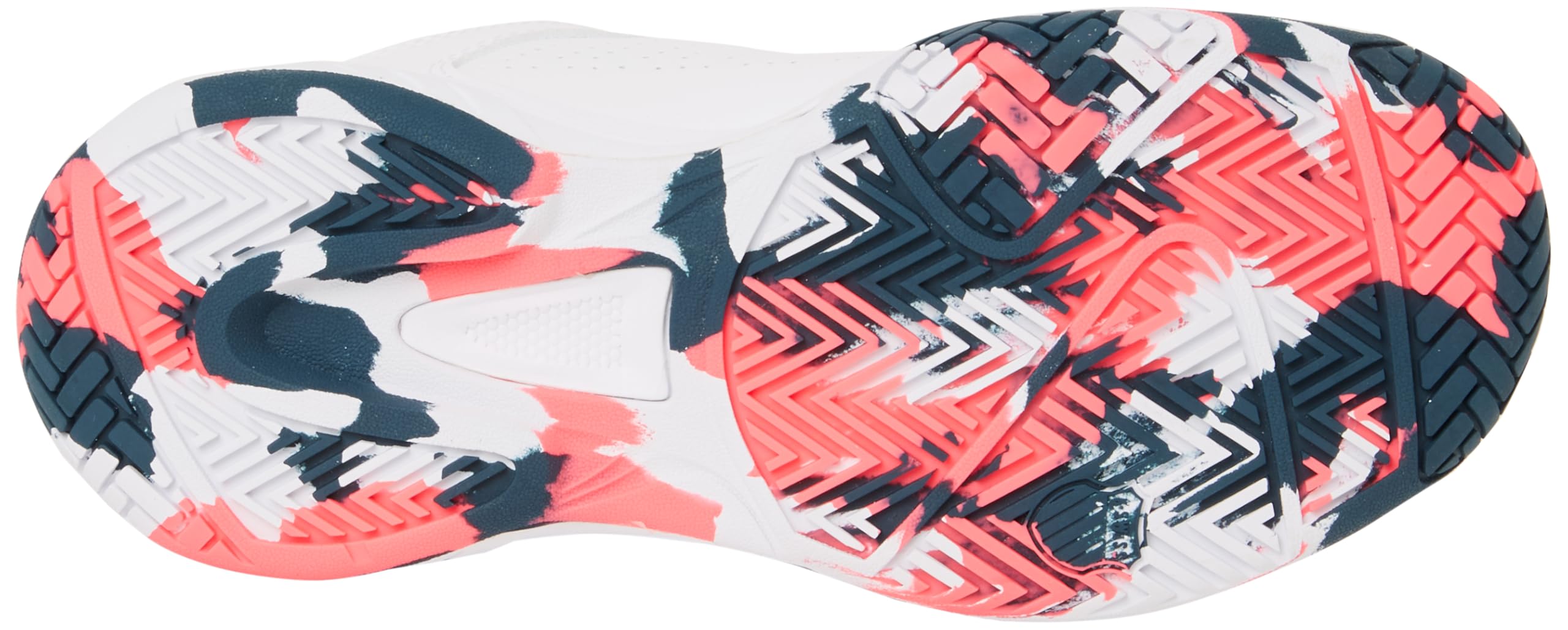 K-Swiss Court Express 2, Tenis Shoe, White Stargazer Neon Blaze, 32.5 EU