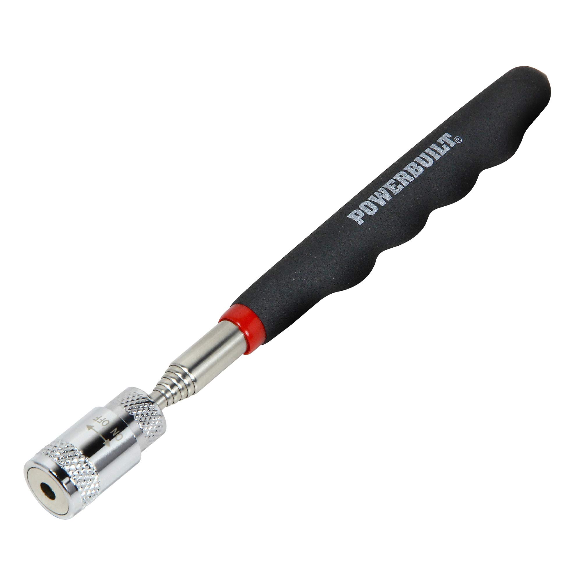 Powerbuilt 8 lb LED Lighted Telescoping Magnetic Retriever Pick Up Tool - 940606