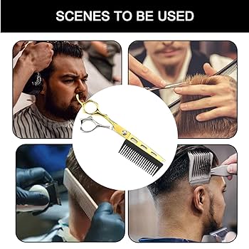 Amazon.co.jp: 櫛付きヘアはさみ - 6インチ プロフェッショナル