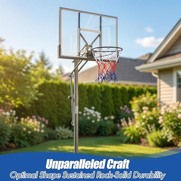 Matwsec Lot de 2 filets de basketball pour panier de basket - 8 passants - Pour montage en intérieur et en extérieur - Convient par tous les temps - 4