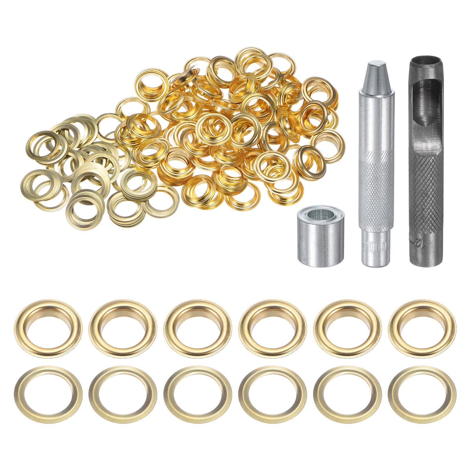 Œillets en cuivre 12 mm pour réparer facilement vos vêtements, tissus déchirés et ceintures
