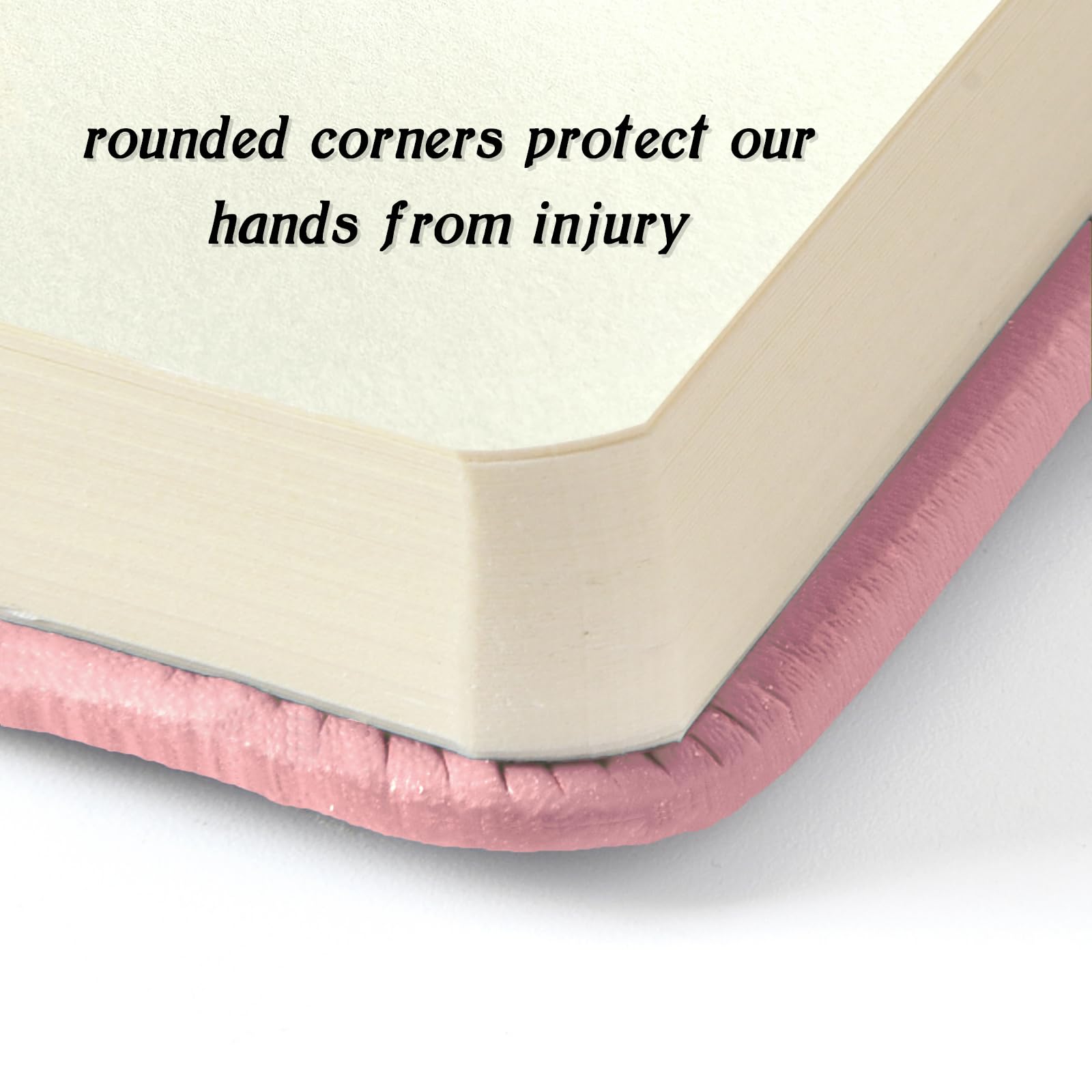 PATIKIL 5x5 Leather Sketchbook - 2 Pack Hardcover Pocket Notebook For Artists