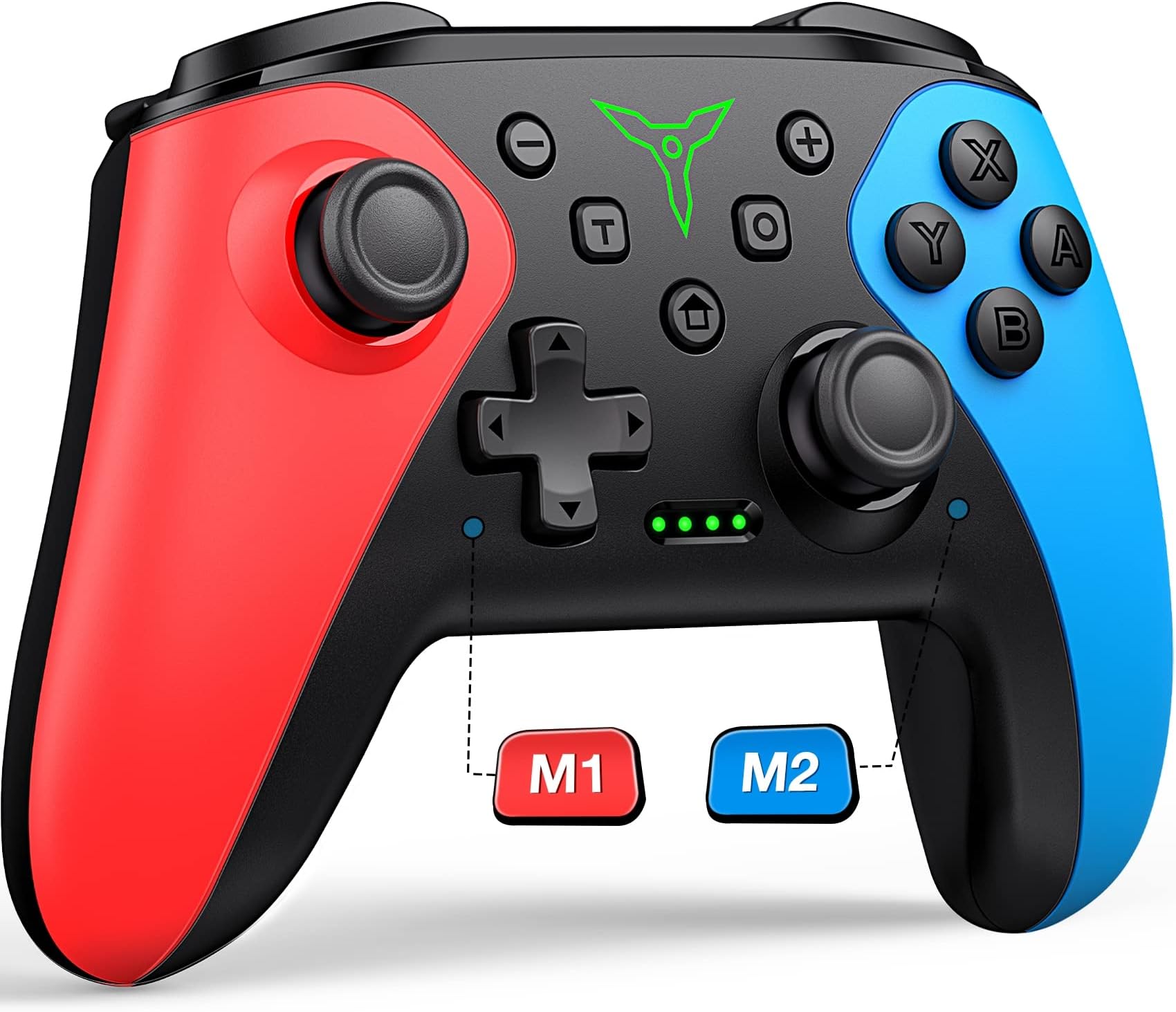 - Wireless Switch Controller for Nintendo Switch/Switch 2/Lite/OLED Controller, Switch Controller with a Mouse Touch Feeling on Back Buttons, Extra Switch Pro Controller with Wake-up,Programmable, Turbo Function