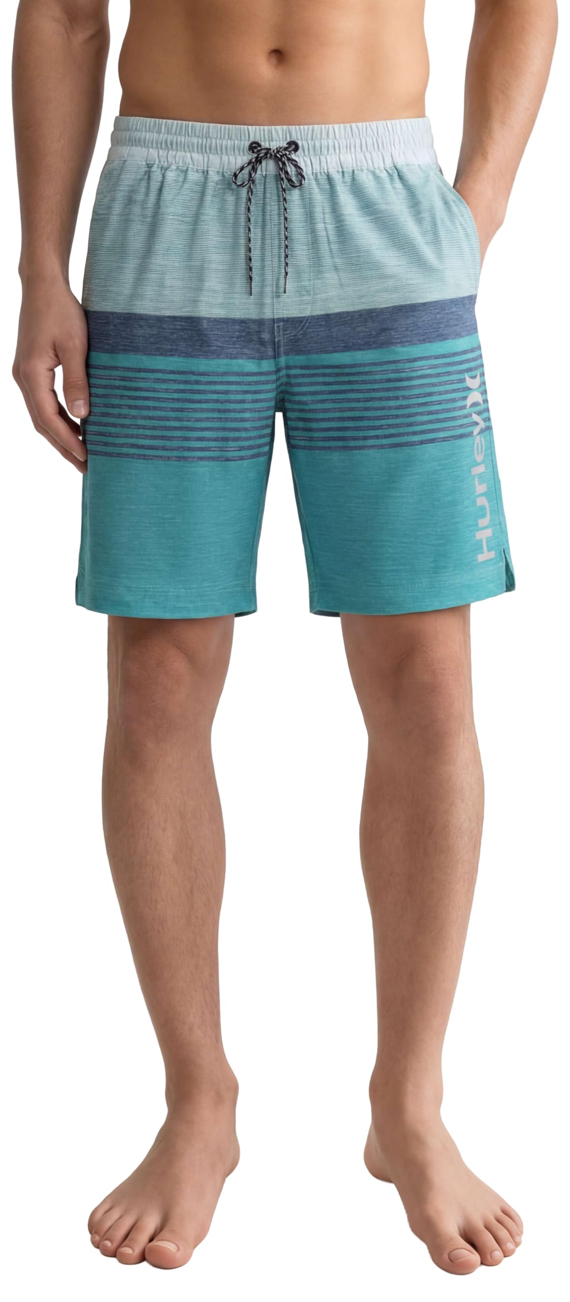 Hurley Men's Crossover Volley Swim Shorts - Lightweight Quick‑Dry Board Shorts for Swimming & Beachwear