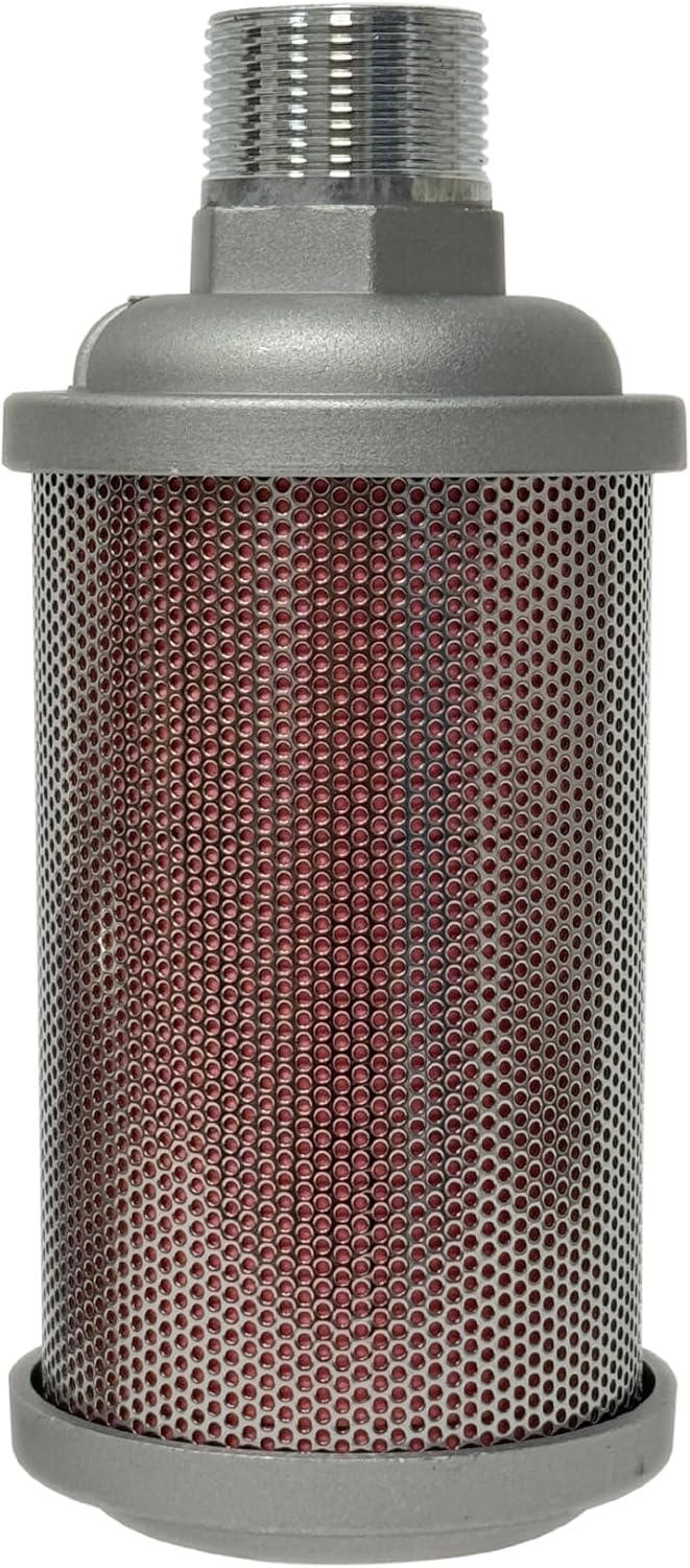 XY12 Air Compressor Muffle，Dryer Silencer 1-1/4" NPT，for Drying Machine Diaphragm Pump Exhaust Noise Reduction，XY-12 M12，Muffler Replacement Part X12