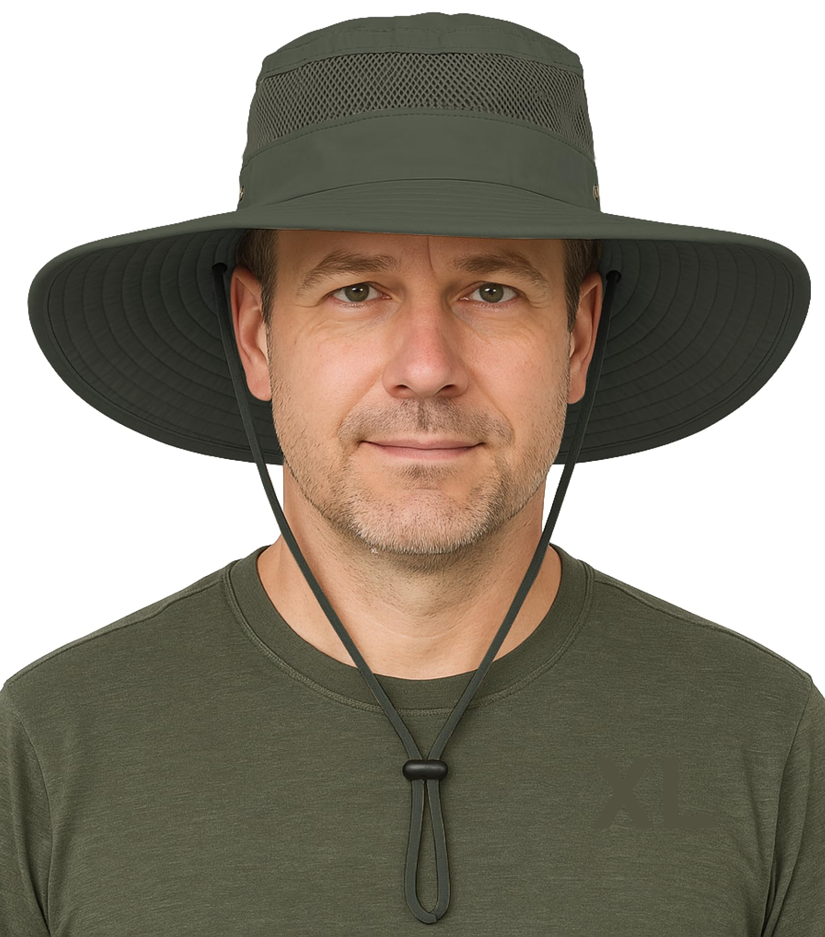 GearTOP Safari Hat for Men Sun Hats for Women UV Protection UPF 50+ Fishing, Gardening, Hiking Hat (22-23 1/2")