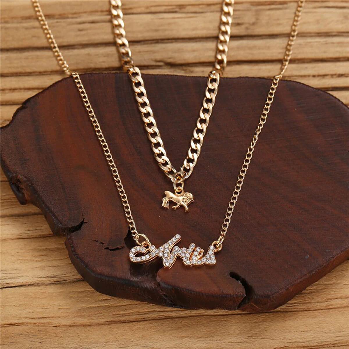 Astrological Aries Layered Necklace