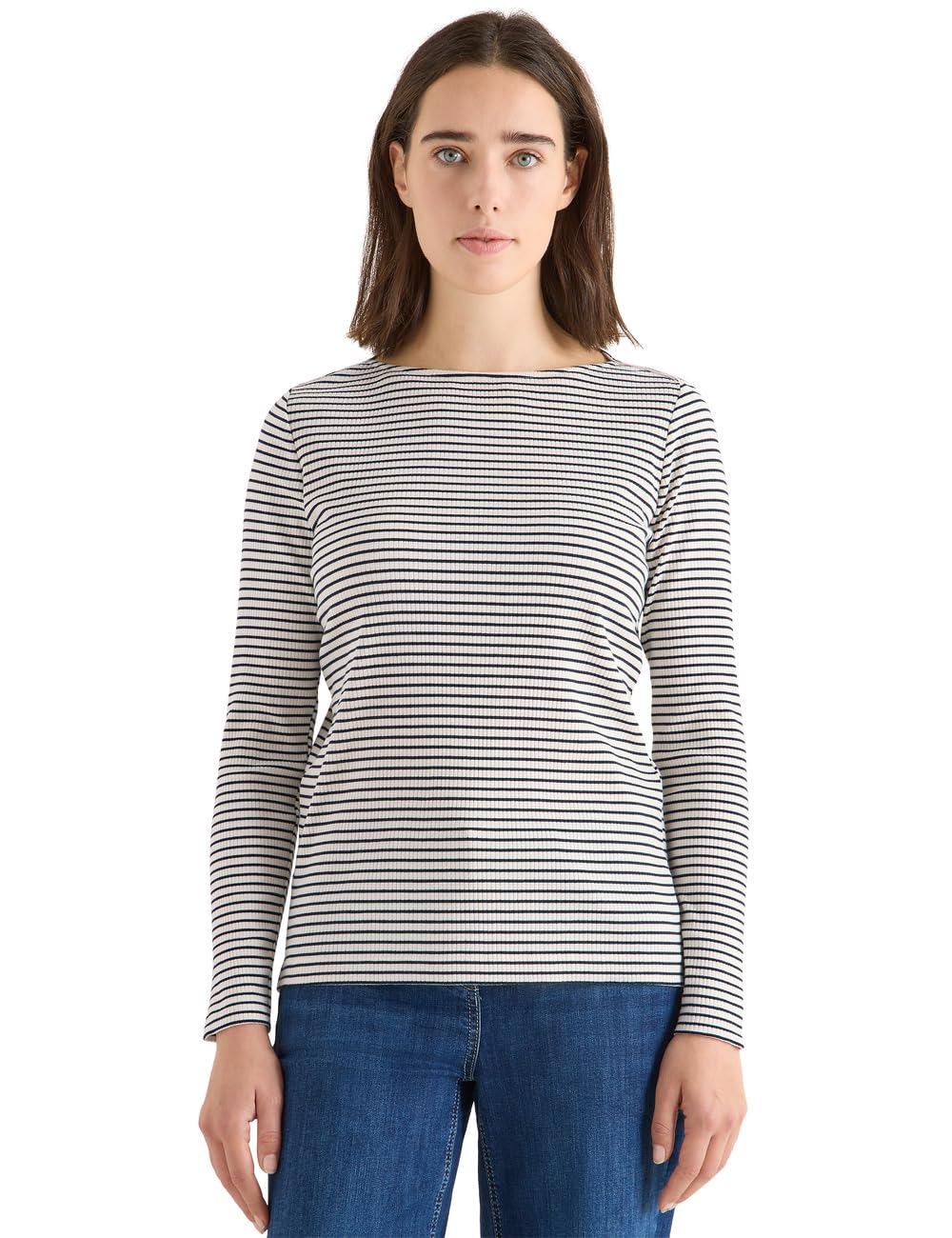 Cecil Damen Gestreiftes Langarmshirt