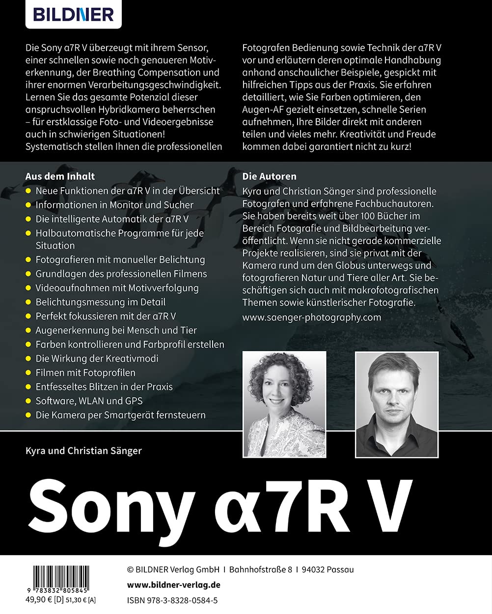 Sony A7R V: Das umfangreiche Praxisbuch zu Ihrer Sony alpha 7R V Kamera! Know-how und Expertentipps für erstklassige Bilder - so beherrschen Sie Ihre Profi-Kamera!