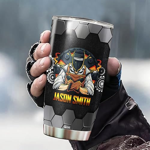 Vista 41 de WAZONE Vaso personalizado de tractor Im A Farmer de 20 onzas, 30 onzas, taza de viaje con nombre personalizado, taza de acero inoxidable aislada al