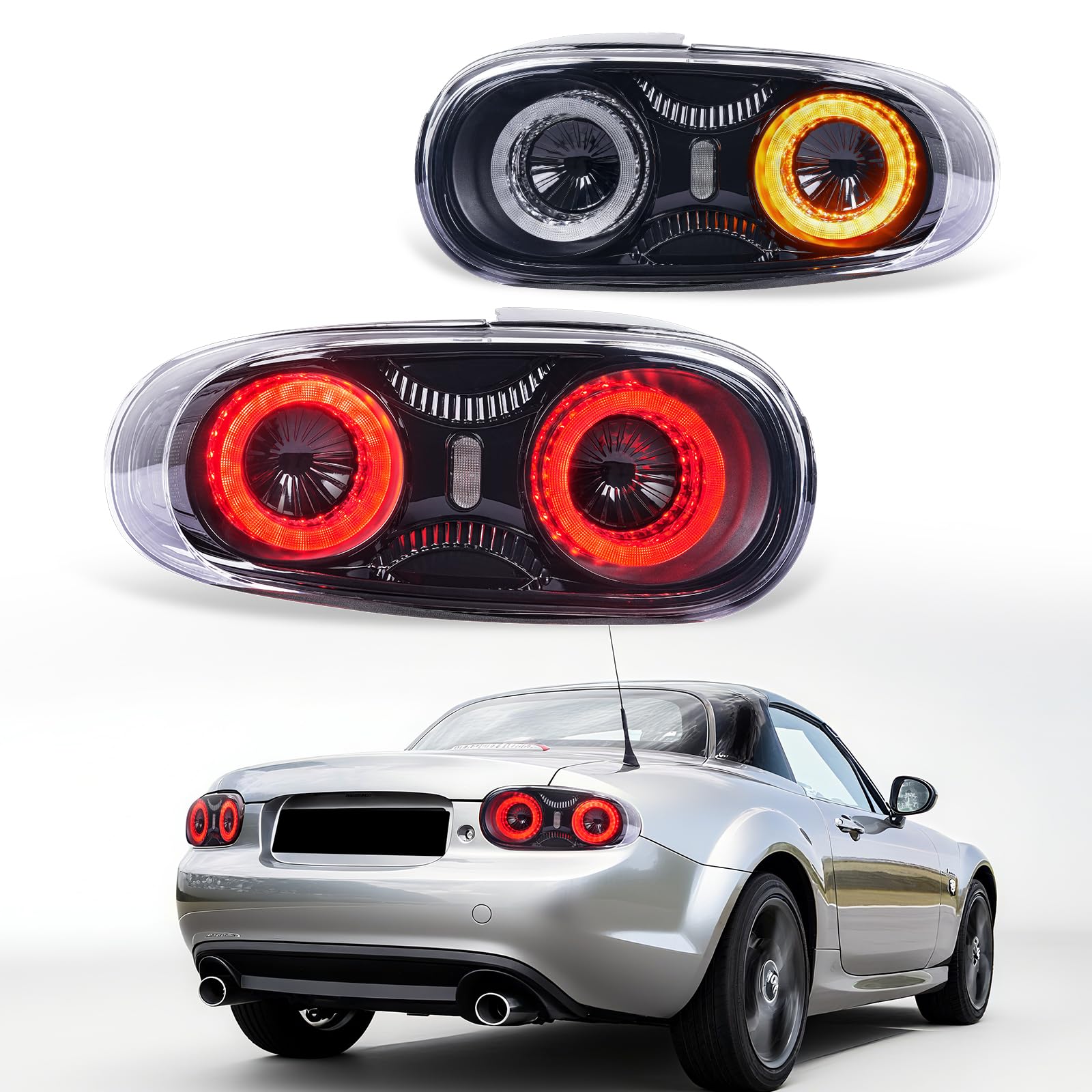 Amazon.com: Archaic Tail Lights Compatible for Mazda MX-5 Miata