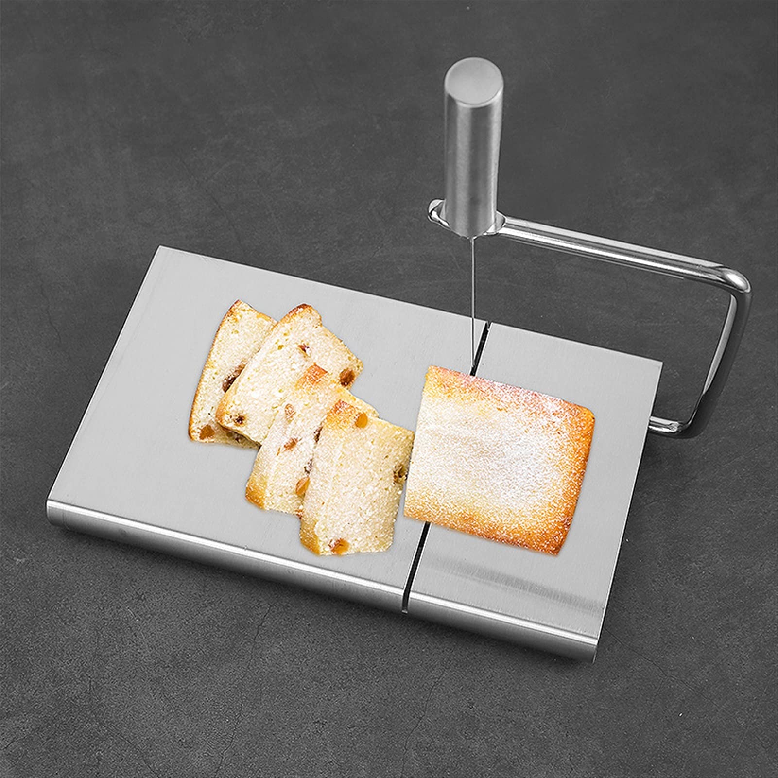 caihuashopping Käseschneider Käseschneider Edelstahl Single-Line Käse Slicer Wiederverwendbare Handarbeit Käse Ham Slicer Küche Schneidwerkzeug Käsehobel