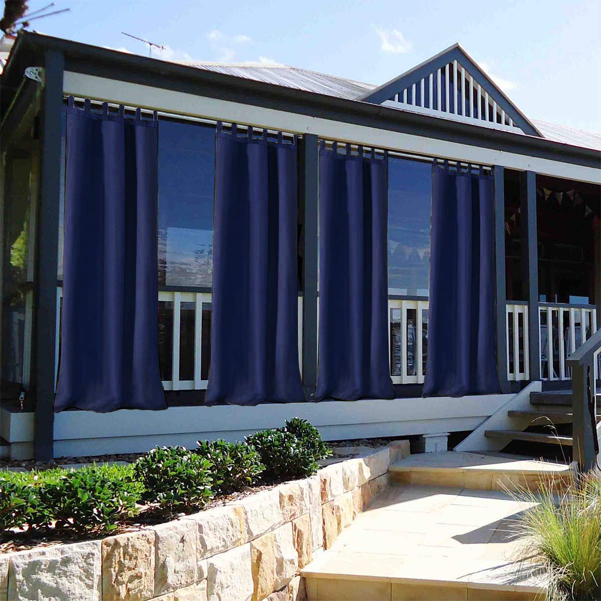 Custom Sunbrella Outdoor Curtains Curtains & Drapes 2023