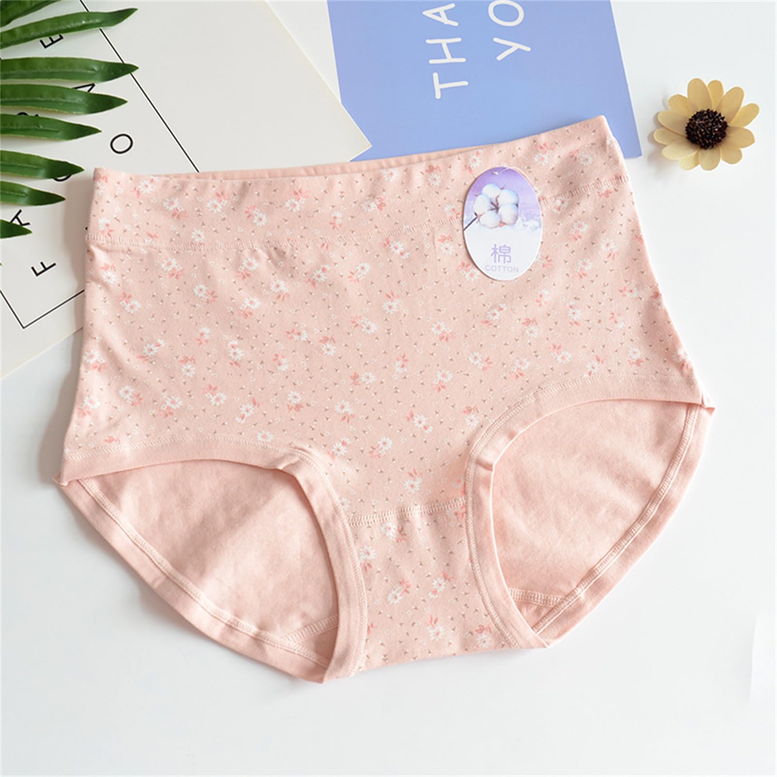 Slip Donna Slip Stampati da Donna Plus Size Tummy Control A Vita Alta 10 Confezioni-I-60-80Kg