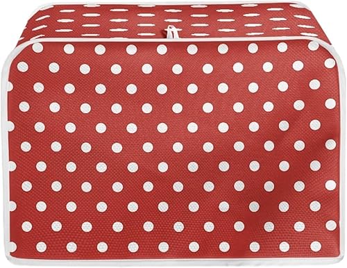 Cubierta para tostadora de lunares, cubierta duradera para hacer pan, protector para tostadora, accesorios para electrodomésticos de cocina a prueba