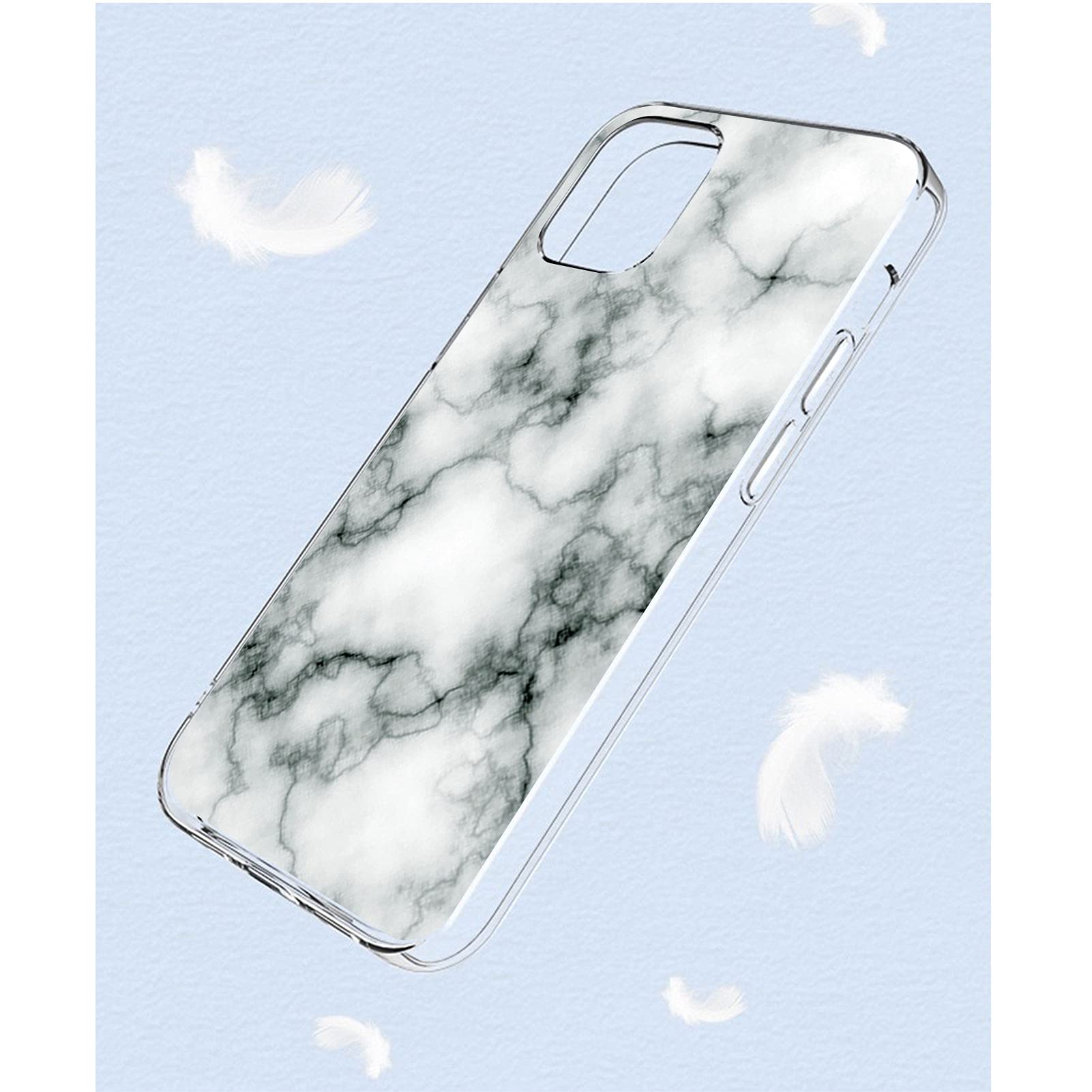 Custodia Per TCL 205 Con Pellicola In Vetro Temperato – Cover Sottile In Silicone TPU Trasparente Anti-Caduta, WMA24