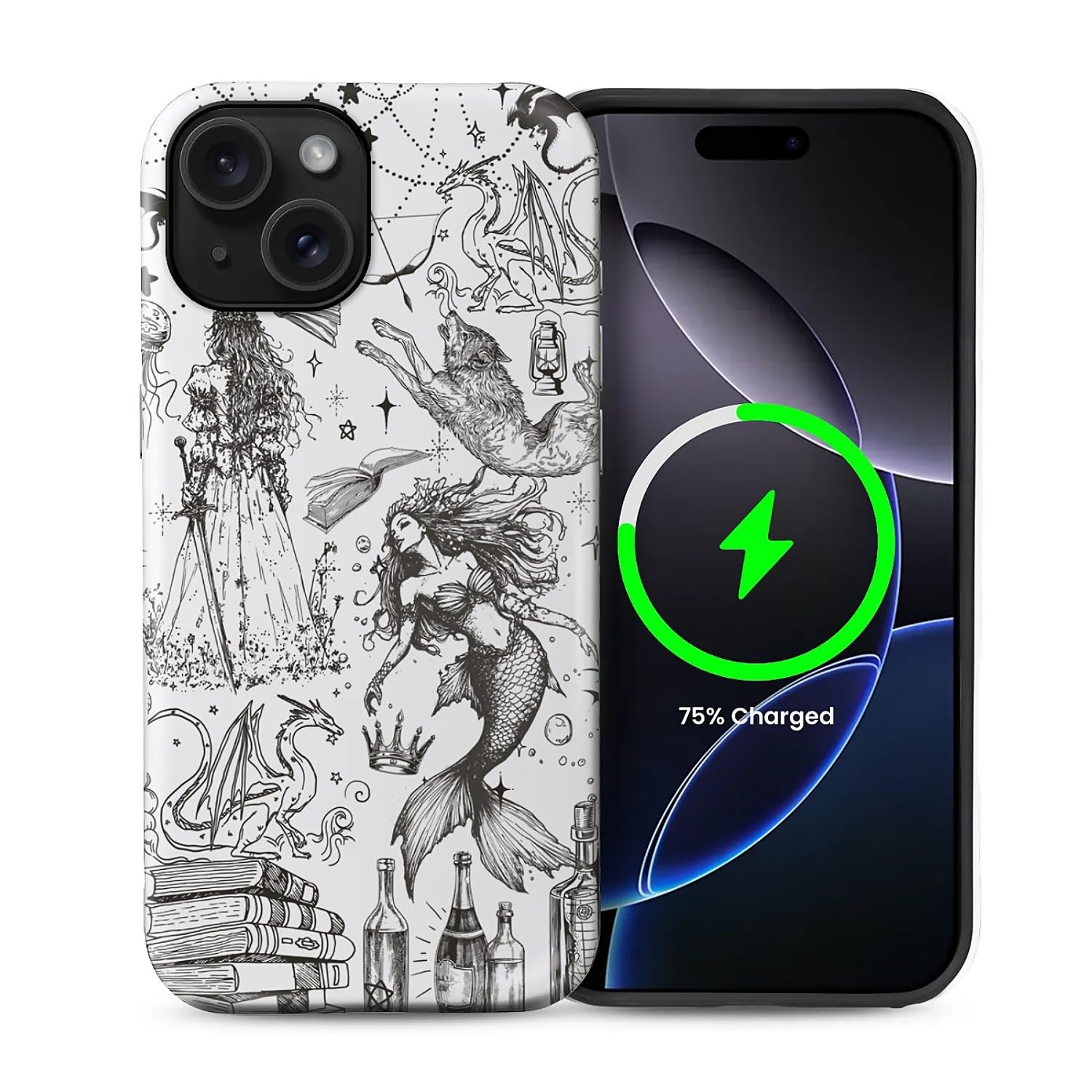 Coque antichoc pour iPhone 15 protégeant des chutes avec dos rigide - 8