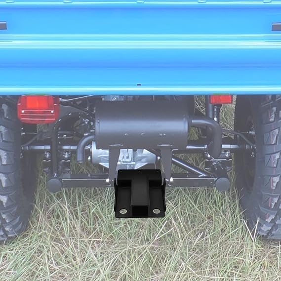 WSays Compatible with Kawasaki Mule 610 600 2005-2016, fit Mule SX 2017-2026 Rear 2'' Receiver Trailer Tow Hitch Plater Kit