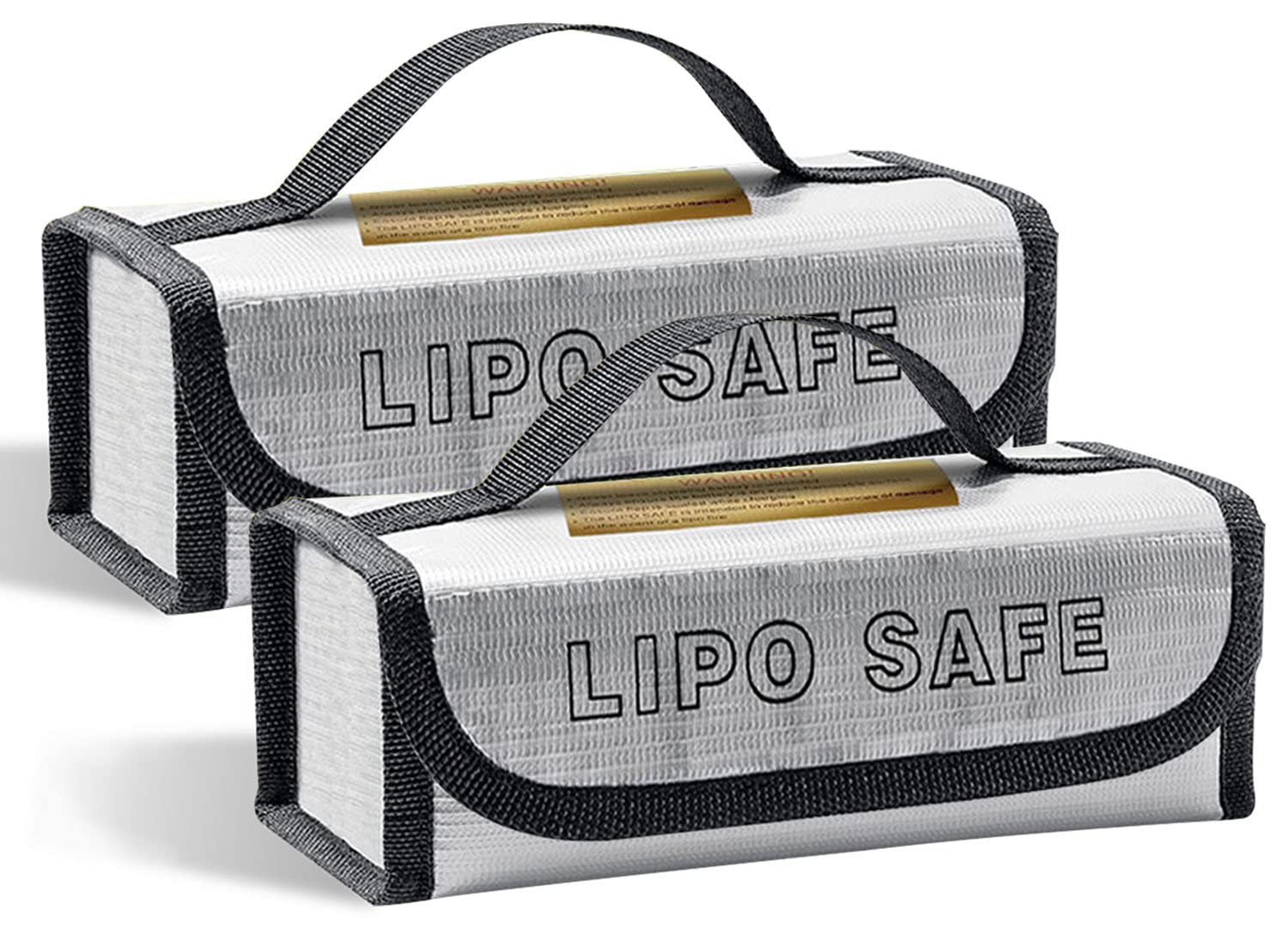 DHD 2pcs Lipo Safe Bag Fireproof Explosionproof Bag for Lipo Battery Storage and Charging