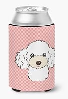 Vista 418 de Caroline's Treasures BB1293LITERK Tablero de ajedrez verde lima Weimaraner Botella de vino Hugger Funda Enfriadora Abrazador Lavable a Máquina