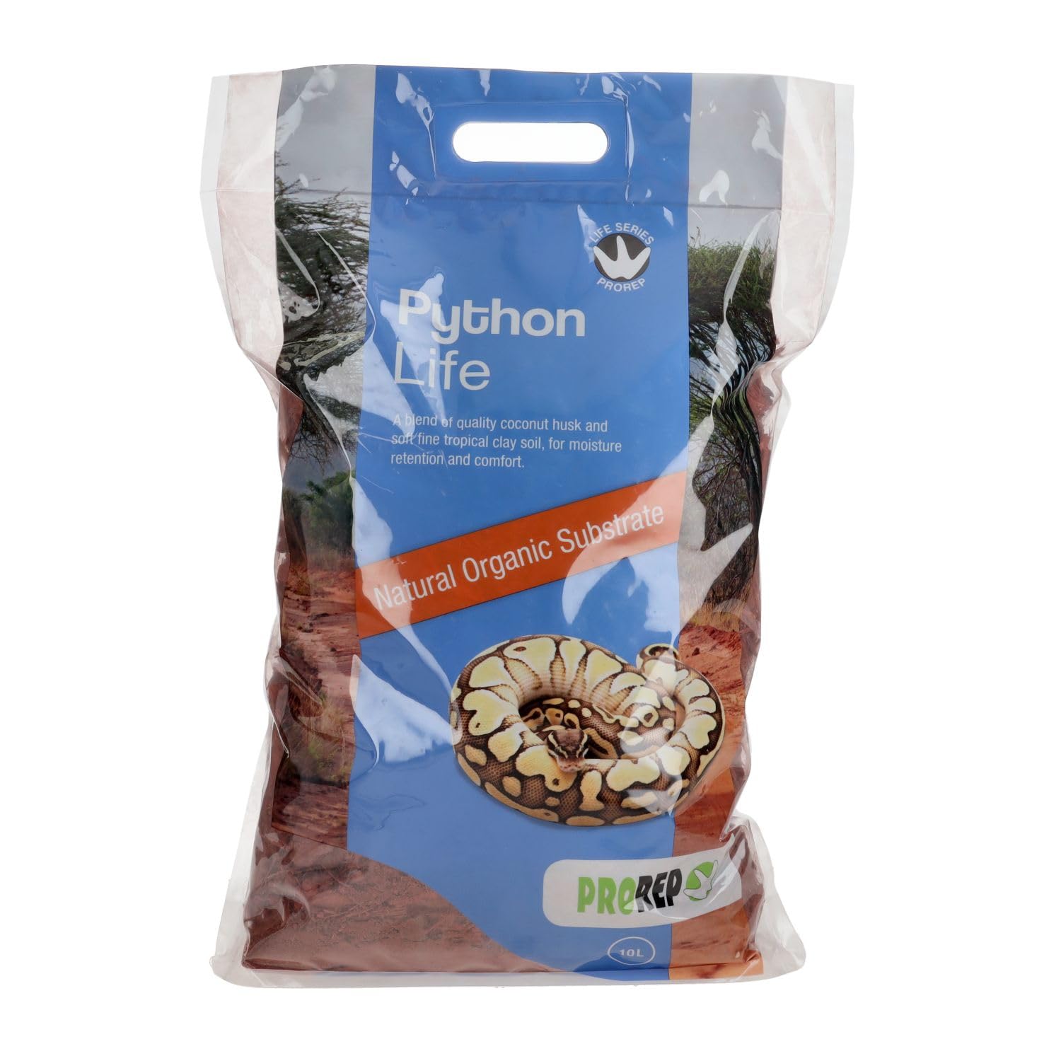 ProRep Python Life Reptile 10l Substrate For Pythons And Tropical Snake Species – Premium Coconut Husk And Tropical Clay Blend – Supports Stable Humidity, Natural Burrowing And Authentic Enclosure Set