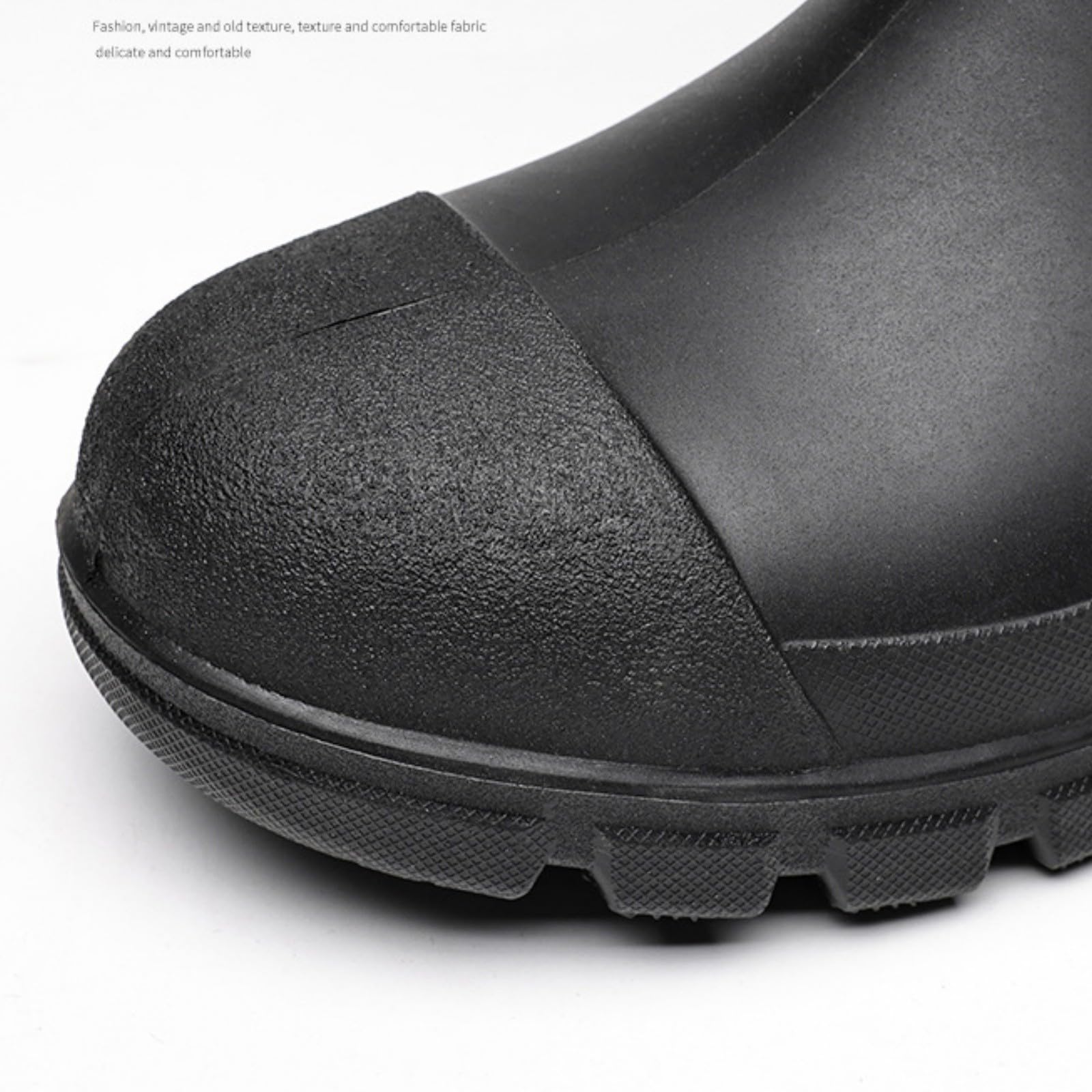 Generisch Zapatos de hombre a rayas para hombre, a prueba de golpes y perforaciones, para la industria y la minería, resistentes al aceite y a los álcalis, zapatos acuáticos blancos, manguera, sin