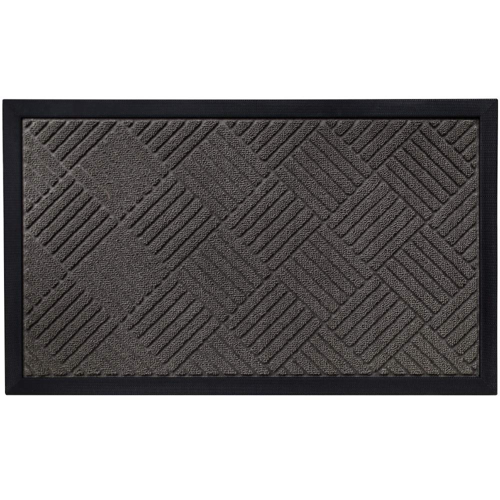 Gorilla Grip Original Durable Rubber Door Mat (29 x 17) Heavy Duty