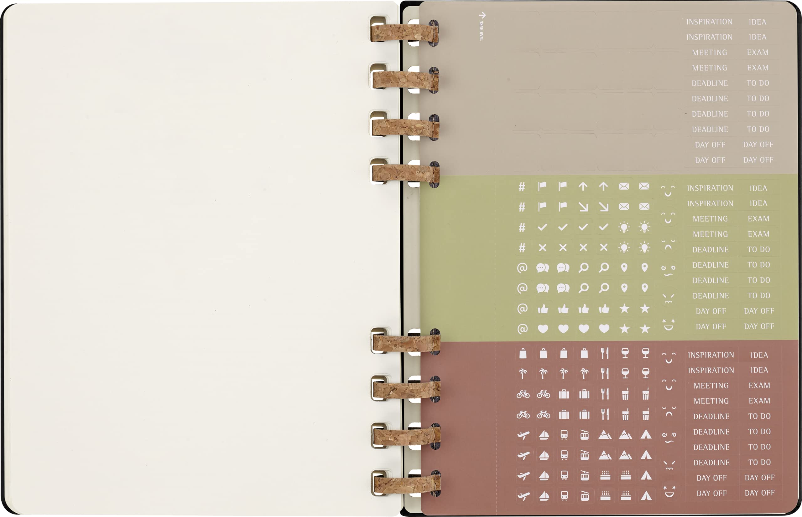 Moleskine Wochen- und Monatsplaner , 12 Monate 2024, Agenda 2024, XL 20,4x25,2, Hardcover mit Gummizugverschluss, Farbe Schwarz